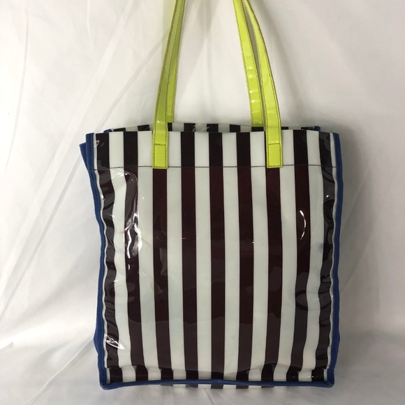 Henri Bendel NY Plastic PVC Canvas Tote - Picture 3 of 8
